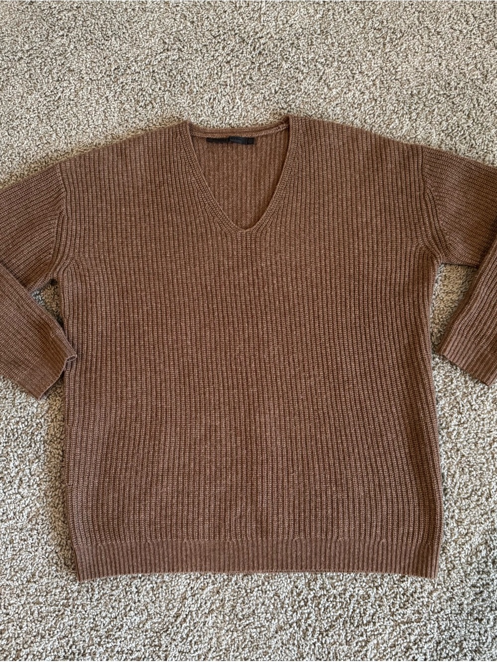 Jenni Kayne Cabin Cashmere Sweater in Nutmeg - Picture 12 of 13